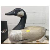 Unsigned Carved Wood Goose Decoy Unsigned Carved Wood Goose Decoy
