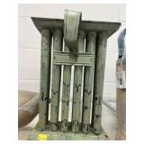 Paint Decorated 12 Tube Candle Mold Paint Decorated 12 Tube Candle Mold