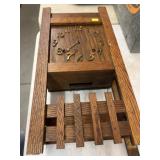 Incomplete Oak Wall Clock Incomplete Oak Wall Clock