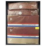 (4) Uncirculated U.S. Coin Sets (4) Uncirculated U.S. Coin Sets