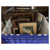 Storage Tote/Lid, Framed Goods Storage Tote/Lid, Framed Goods
