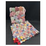 (2) Yo-Yo Pattern Table Covers (2) Yo-Yo Pattern Table Covers