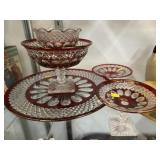 Westmoreland Cranberry Glass Westmoreland Cranberry Glass