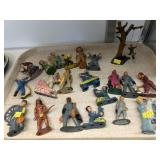 Cast Metal Railroad and Toy Figurines Cast Metal Railroad and Toy Figurines