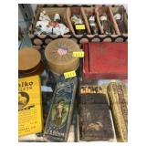 Porcelain Figurines, Harmonica, Matches Porcelain Figurines, Harmonica, Matches