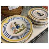 Quimper Pottery Plates Quimper Pottery Plates