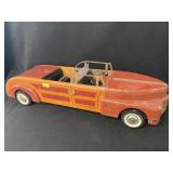 Vintage Wood Crafted Toy Car Vintage Wood Crafted Toy Car