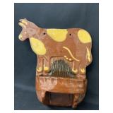 Ned Foltz Redware Wall Shelf Ned Foltz Redware Wall Shelf