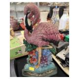 Cast Metal Flamingo Door Stop Cast Metal Flamingo Door Stop