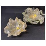 (2) Unsigned Murano Glass Bowls (2) Unsigned Murano Glass Bowls
