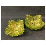 (2) Unsigned Murano Bowls (2) Unsigned Murano Bowls