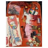 Vintage Toys, Pencil Sharpener and Hats Vintage Toys, Pencil Sharpener and Hats