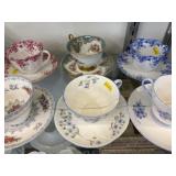 (6)  Shelley Cups and Saucers (6)  Shelley Cups and Saucers