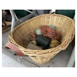 Laundry Basket, Yarn Laundry Basket, Yarn