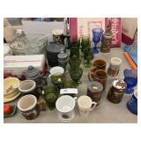 Punch Bowl, Stemware, Mugs Punch Bowl, Stemware, Mugs