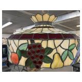 Slag Glass Hanging Light Slag Glass Hanging Light