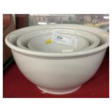 (3) Contemporary Nesting Bowls (3) Contemporary Nesting Bowls