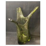 Unsigned Art Glass Vase Unsigned Art Glass Vase