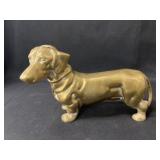 Brass Dog Form Still Bank Brass Dog Form Still Bank