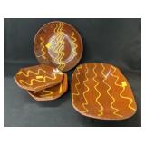 (4) Pieces of Breininger Redware Pottery (4) Pieces of Breininger Redware Pottery