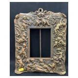 Brass Cherub Decorated Frame Brass Cherub Decorated Frame
