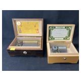 (2) European Music Boxes (2) European Music Boxes