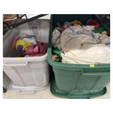 (2) Storage Totes/Lid, Inflatables (2) Storage Totes/Lid, Inflatables