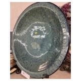 Large Art Pottery Center Bowl Large Art Pottery Center Bowl
