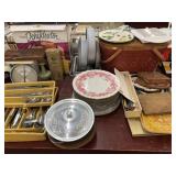 Picnic Basket, Utensils, Cookware Picnic Basket, Utensils, Cookware