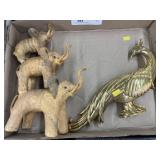Brass and Composition Figurines Brass and Composition Figurines