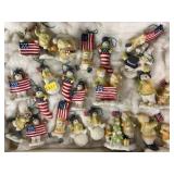 Patriotic Snowman Ornaments Patriotic Snowman Ornaments
