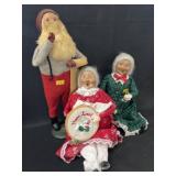 (3) Byers Choice Dolls (3) Byers Choice Dolls