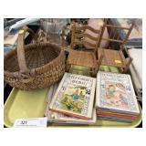 Split Oak Woven Basket, Children Split Oak Woven Basket, Children