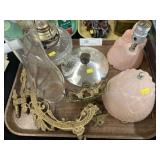 Electrified Bracket Light, Satin Glass Lamp Electrified Bracket Light, Satin Glass Lamp