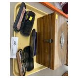 Harley-Davidson Storage Box & Vintage Eyeglasses Harley-Davidson Storage Box & Vintage Eyeglasses