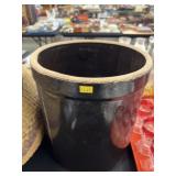 Stoneware Straight Sided  Storage Crock Stoneware Straight Sided  Storage Crock