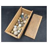 Clay and Agate Swirl Marbles Clay and Agate Swirl Marbles