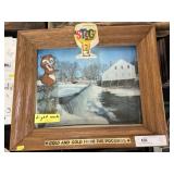Lighted Brewery Advertisement Lighted Brewery Advertisement