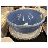 Stoneware Bowl, Agateware Plates Stoneware Bowl, Agateware Plates