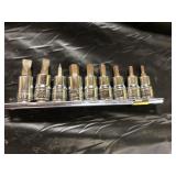 (9) Piece Benchtop Hex Sockets