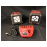 (2) Milwaukee M12 Spotlights