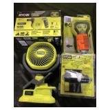 (4) Ryobi Cordless Tools