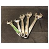 Craftsman and Imported Adjustable Wrenches