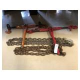 (2) Ratchet Binders with Chains