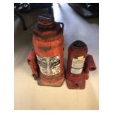 (2) Hydraulic Bottle Jacks