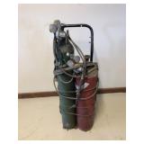 Oxygen-Acetylene Torch with Bottles and Gauges