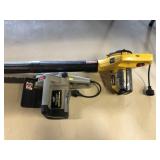 Electric Leaf Blower and Chainsaw