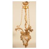Vintage Figural Hanging Lamp