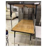 (2) 5 Ft. Adjustable Height Work Tables