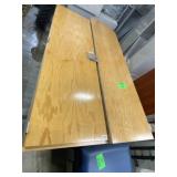 (2) Wood Storage Cabinets